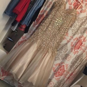Blush/champagne Prom dress